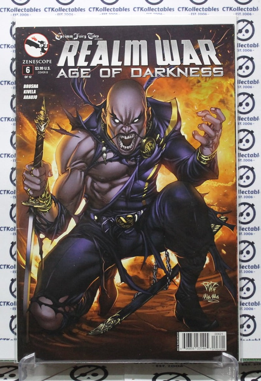 REALM WAR # 6 AGE OF DARKNESS GRIMM FAIRY TALES VARIANT VF ZENESCOPE 2015