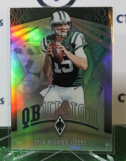 2018 PANINI PHOENIX JOSH McCOWN # 26 QB VISION NFL NEW YORK  JETS GRIDIRON  CARD