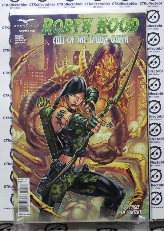 ROBYN HOOD # 1 CULT OF THE SPIDER=QUEEN VARIANT NM  ZENESCOPE 2021
