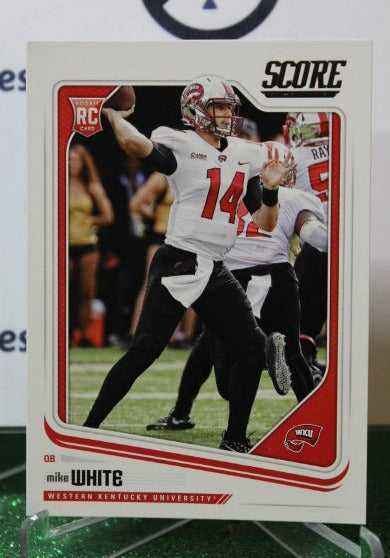 2018 PANINI SCORE MIKE WHITE # 357 DRAFT ROOKIE NFL NEW YORK  JETS GRIDIRON  CARD