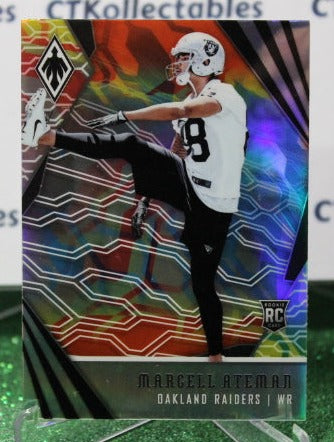 2018 PANINI PHOENIX MARCELL ATEMAN # 188 COLOR BURST ROOKIE NFL OAKLAND RAIDERS GRIDIRON  CARD