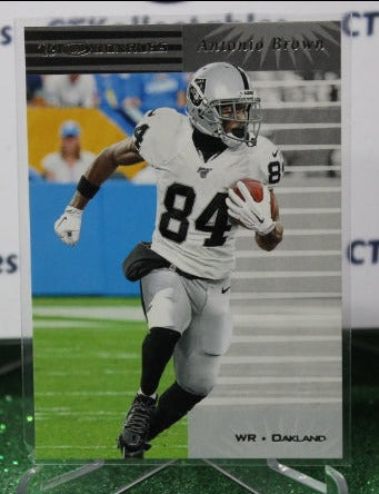 2019 PANINI DONRUSS ANTONIO BROWN # RE-18  NFL OAKLAND RAIDERS GRIDIRON  CARD