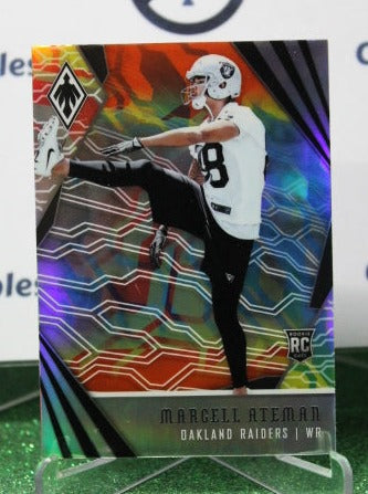 2018 PANINI PHOENIX MARCELL ATEMAN # 188 COLOR BURST ROOKIE NFL OAKLAND RAIDERS GRIDIRON  CARD