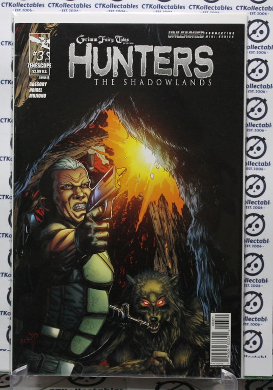 HUNTERS # 3 THE SHADOW LANDS VARIANT GRIMM FAIRY TALES ZENESCOPE NM COMIC BOOK 2013