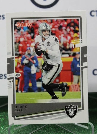 2020 PANINI DONRUSS DEREK CARR # 197 NFL OAKLAND RAIDERS GRIDIRON  CARD