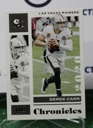 2020 PANINI CHRONICLES DEREK CARR # 50 NFL OAKLAND RAIDERS GRIDIRON  CARD