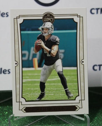 2019 PANINI LEGACY DEREK CARR # 79 NFL OAKLAND RAIDERS GRIDIRON  CARD