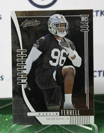 2019 PANINI ABSOLUTE CLELIN FERRELL # 181 ROOKIE NFL OAKLAND RAIDERS GRIDIRON  CARD