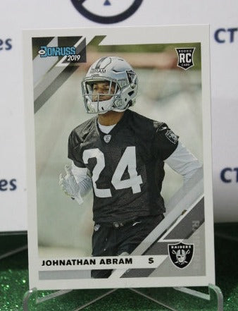 2019 PANINI DONRUSS JOHNATHAN ABRAM # 261 ROOKIE NFL OAKLAND RAIDERS GRIDIRON  CARD