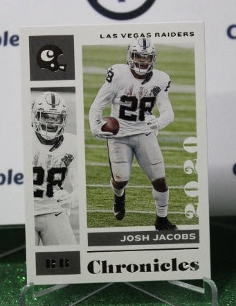 2020 PANINI CHRONICLES JOSH JACOBS # 52 NFL OAKLAND RAIDERS GRIDIRON  CARD