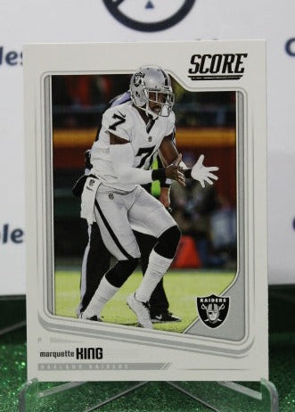 2018 PANINI SCORE MARQUETTE KING # 253 NFL OAKLAND RAIDERS GRIDIRON  CARD