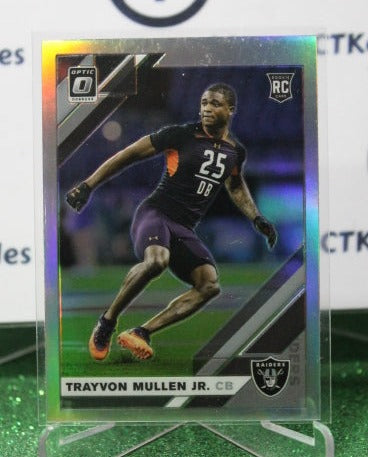 2019 PANINI DONRUSS OPTIC TRAYVON MULLEN JR. # 119 PRIZM ROOKIE NFL OAKLAND RAIDERS GRIDIRON  CARD