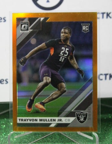 2019 PANINI DONRUSS OPTIC TRAYVON MULLEN JR. # 119 PRIZM 131/199 ROOKIE NFL OAKLAND RAIDERS GRIDIRON  CARD