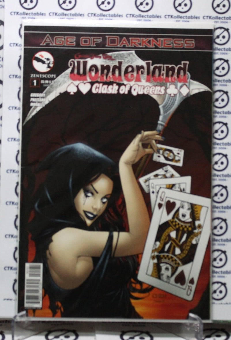 WONDERLAND # 1 CLASH OF QUEENS GRIMM FAIRY TALES ZENESCOPE VF VARIANT COMIC BOOK 2014