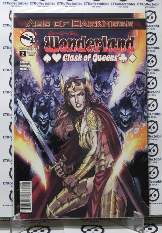 WONDERLAND # 2 CLASH OF QUEENS GRIMM FAIRY TALES ZENESCOPE NM VARIANT COMIC BOOK 2014