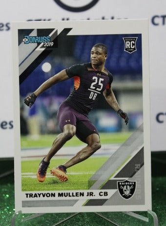 2019 PANINI DONRUSS TRAYVON MULLEN JR. # 289 ROOKIE NFL OAKLAND RAIDERS GRIDIRON  CARD