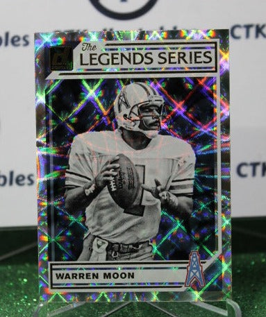 2019 PANINI DONRUSS WARREN MOON # LS-18 LEGENDS SERIES NFL HOUSTON OILERS GRIDIRON  CARD