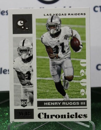 2020 PANINI CHRONICLES HENRY RUGGS III  # 51 ROOKIE  NFL OAKLAND RAIDERS GRIDIRON  CARD