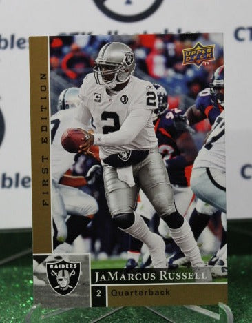2009 UPPER DECK JaMARCUS RUSSELL # 109 GOLD NFL OAKLAND RAIDERS GRIDIRON  CARD