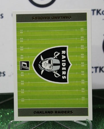 2019 PANINI DONRUSS TEAM PRIDE  # TP-12  NFL OAKLAND RAIDERS GRIDIRON  CARD