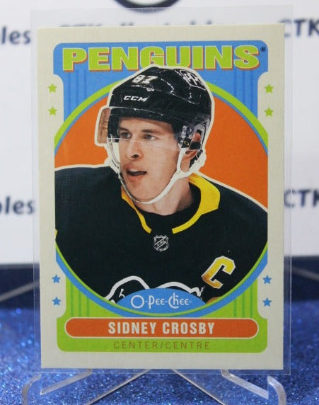 2021-22 O-PEE-CHEE SIDNEY CROSBY # 418  PITTSBURGH PENGUINS NHL HOCKEY CARD
