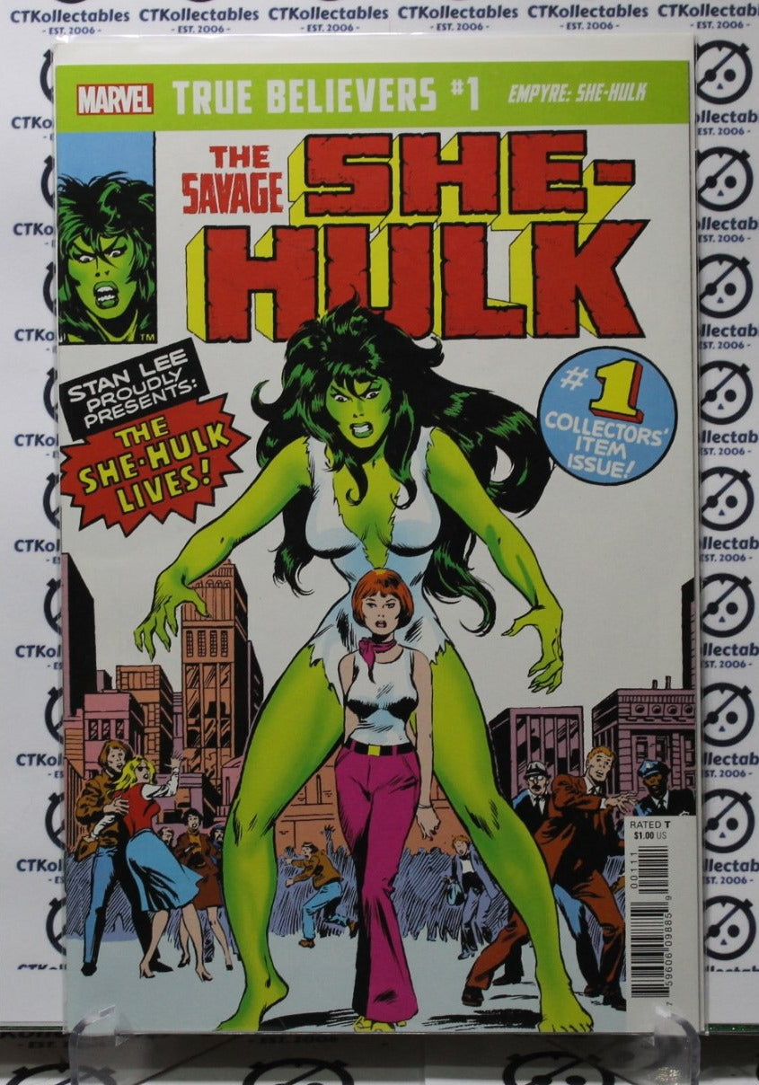 THE SAVAGE SHE-HULK # 1 TRUE BELIEVERS ( REPRINT) NM MARVEL COMIC BOOK
