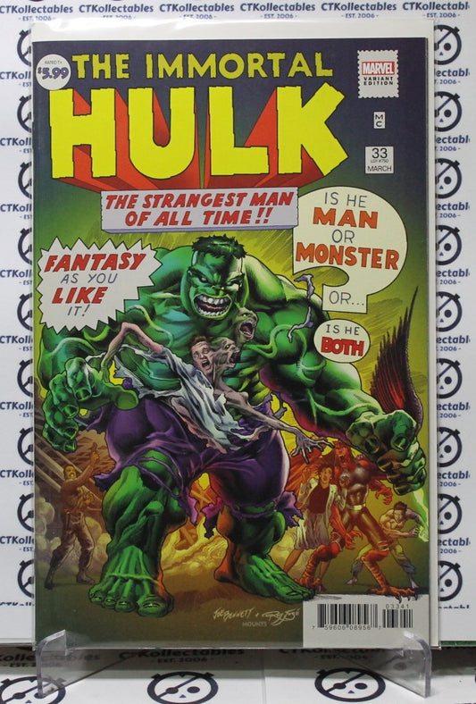 THE IMMORTAL HULK # 33 LGY 750 NM VARIANT MARVEL