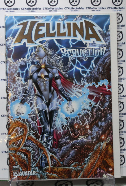 HELLINA # 1 PREVIEW SEDUCTION  VARIANT PLATINUM  NM AVATAR COMIC BOOK 2020