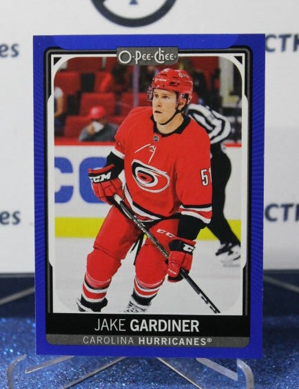 2021-22 O-PEE-CHEE JAKE GARDINER # 479 BLUE PARALLEL CAROLINA HURRICANES NHL  HOCKEY CARD