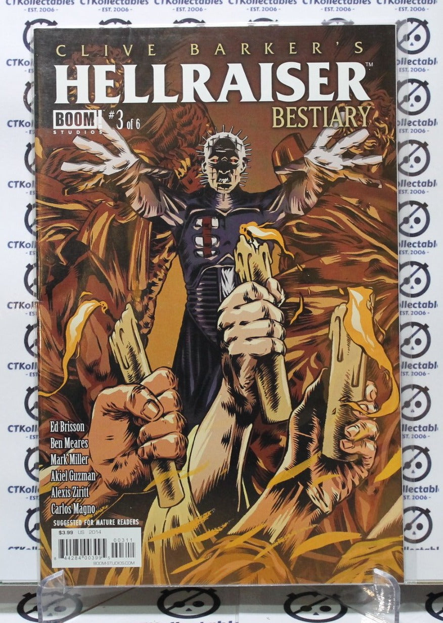 HELLRAISER # 3 BESTIARY VF BOOM STUDIOS COMIC BOOK  2014