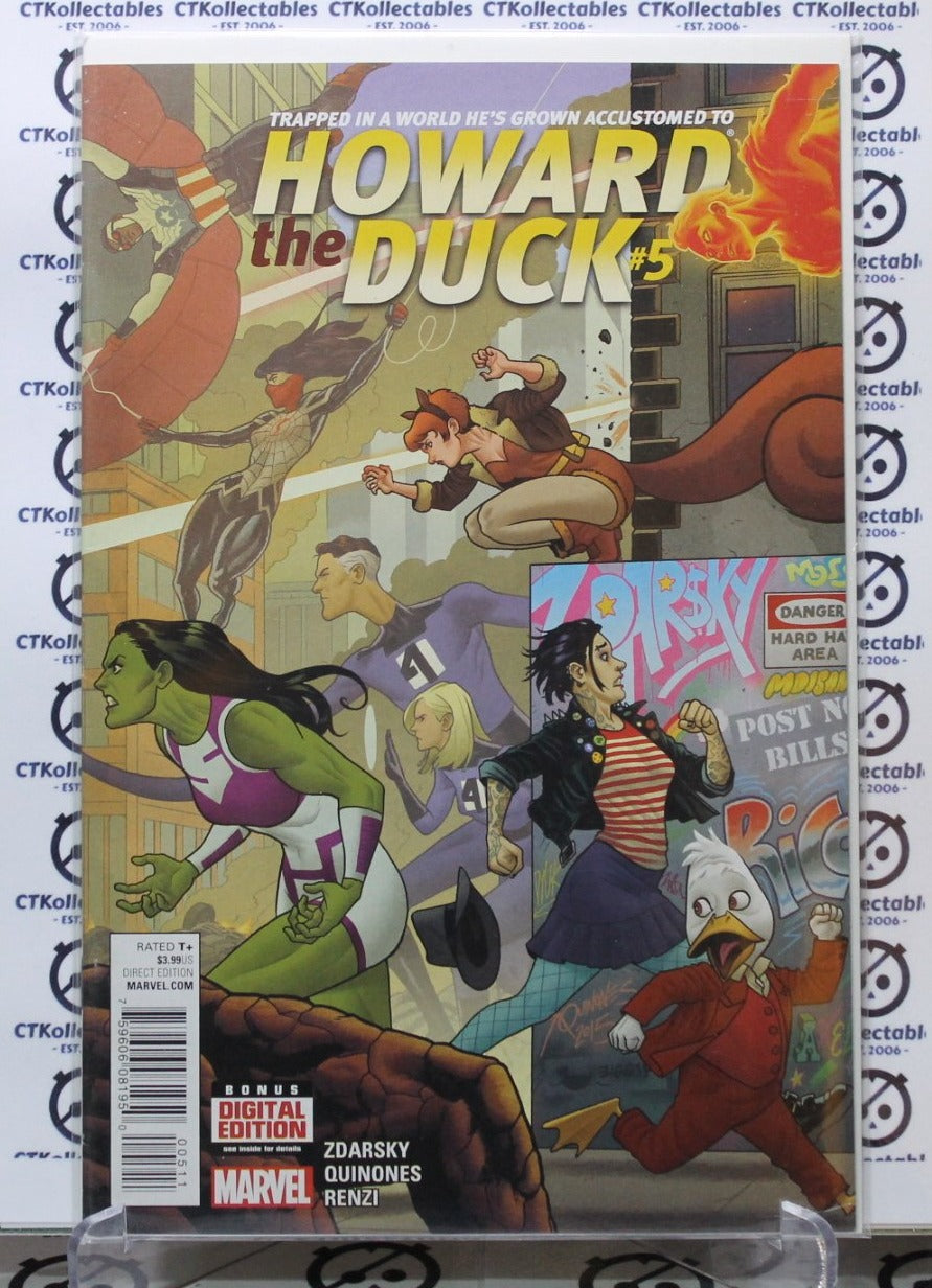HOWARD THE DUCK # 5 NM MARVEL COMIC BOOK  2016
