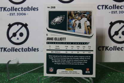 2018 PANINI SCORE JAKE ELLIOTT # 268 NFL PHILADELPHIA EAGLES GRIDIRON  CARD