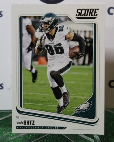 2018 PANINI SCORE ZACH ERTZ # 265 NFL PHILADELPHIA EAGLES GRIDIRON  CARD