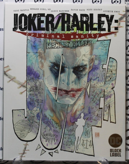 JOKER/HARLEY #1 CRIMINAL SANITY DC BLACK LABEL OVER SIZE COMIC BOOK 2020