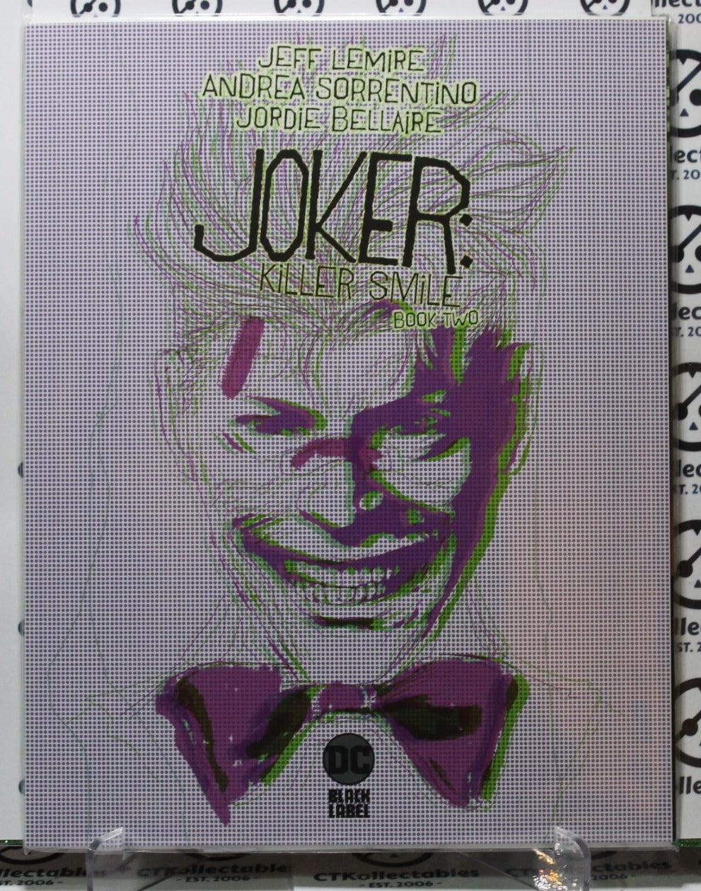 JOKER  # 2 KILLER SMILE BOOK TWO DC BLACK LABEL OVER SIZE COMIC BOOK 2020