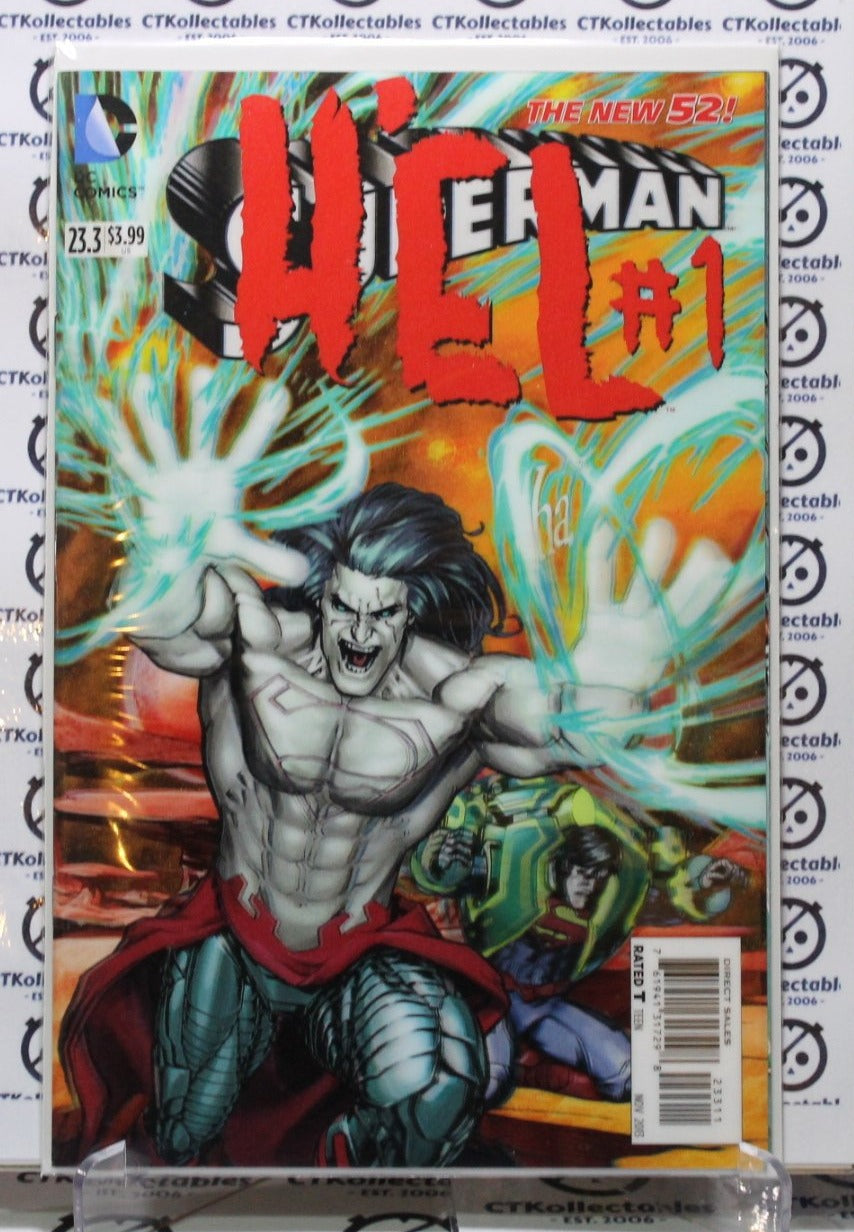 H'EL # 1  SUPERMAN  DC COMICS # 23.3 COMIC BOOK 3D COVER VARIANT 2013