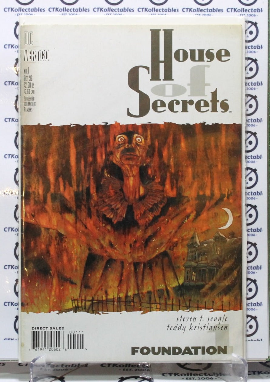 HOUSE OF SECRETS # 1 VF VERTIGO  DC HORROR COMIC BOOK 1996