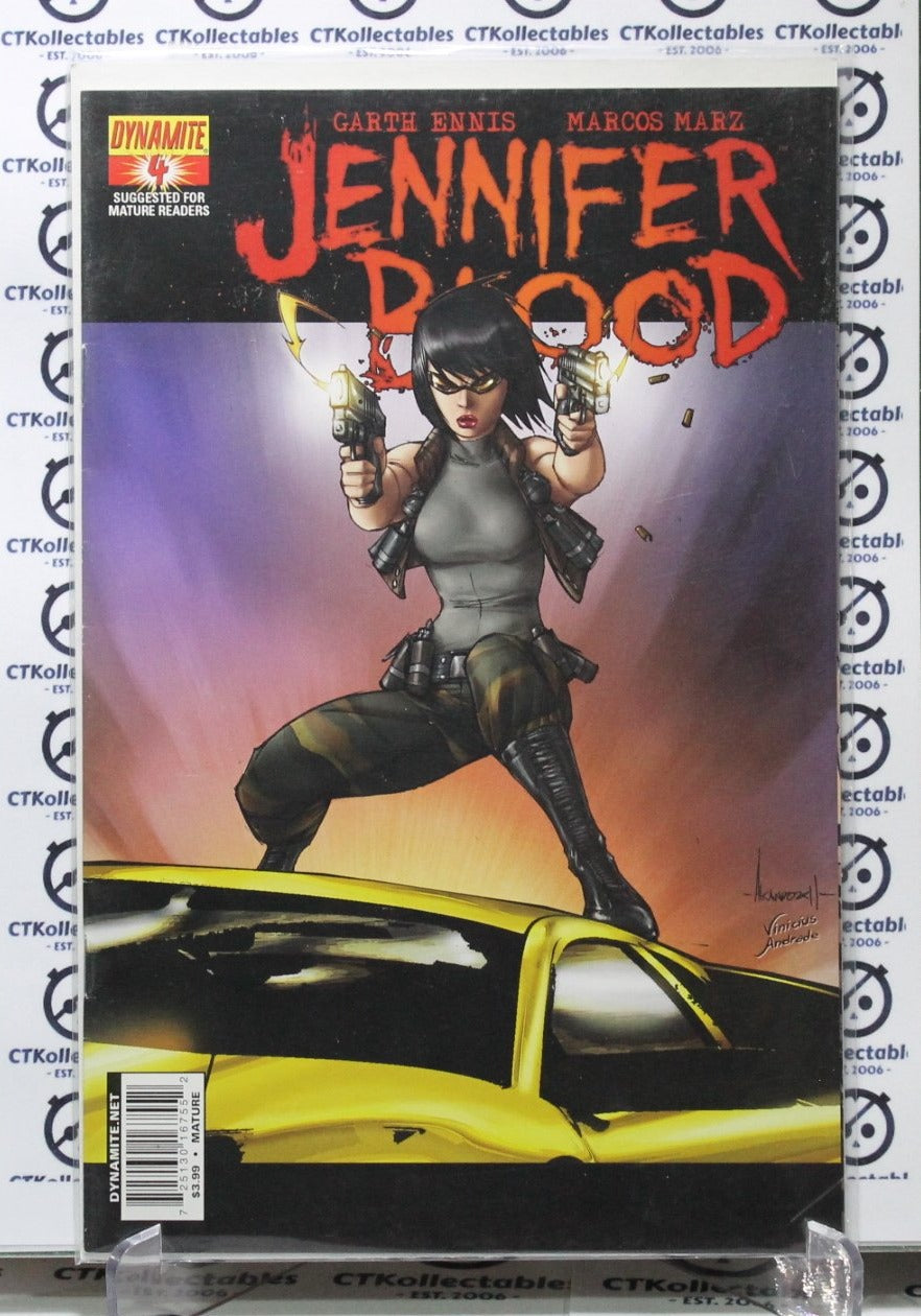 JENNIFER BLOOD # 4 VARIANT COVER VF MATURE READERS DYNAMITE  COMIC BOOK 2011