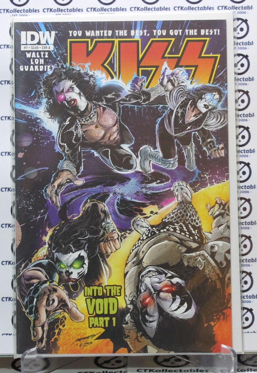 KISS # 7 INTO THE VOID PART 1 VARIANT A COVER NM/VF IDW COMIC 2012 RARE