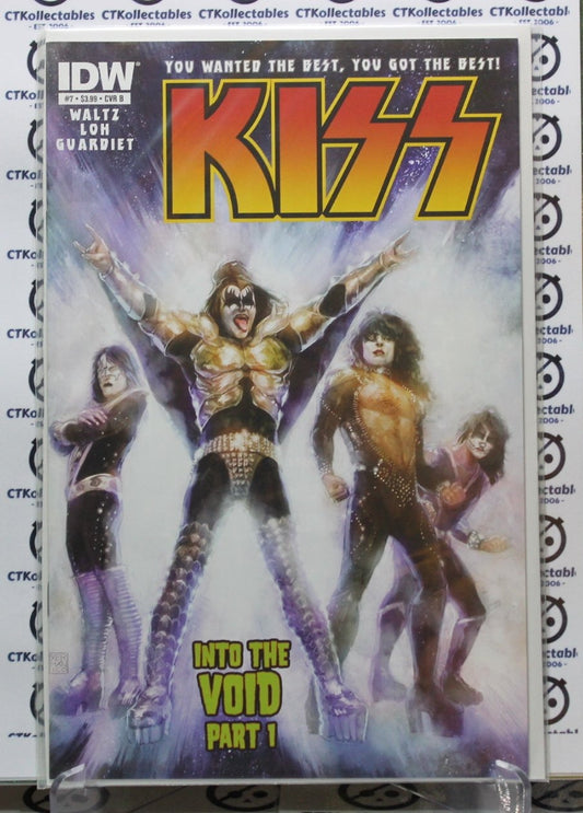 KISS # 7 INTO THE VOID PART 1 VARIANT B COVER NM/VF IDW COMIC 2012 RARE