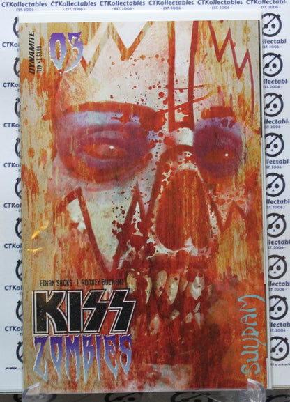 KISS ZOMBIES # 03 VARIANT ACE FREELY COVER NM DYNAMITE COMICS 2019