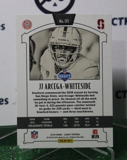 2019 PANINI LEGACY J.J. ARCEGA-WHITESIDE # 175 ROOKIE NFL PHILADELPHIA EAGLES GRIDIRON  CARD