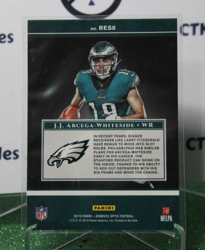 2019 PANINI DONRUSS OPTIC J.J. ARCEGA WHITESIDE # RES8 ELITE SERIES ROOKIES NFL PHILADELPHIA EAGLES GRIDIRON  CARD