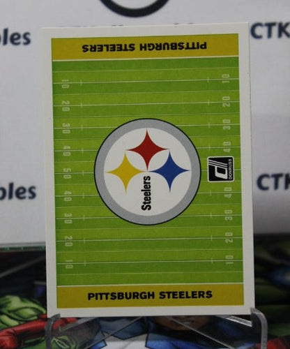 2019 PANINI DONRUSS TEAM PRIDE # TP-15 NFL PITTSBURGH STEELERS GRIDIRON  CARD