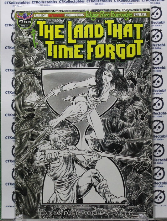 THE LAND THAT TIME FORGOT # 1 VARIANT COVER AMERICAN MYTHOLOGY COMIC BOOK NM 2020