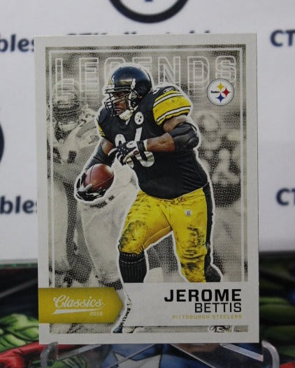 2016 PANINI CLASSICS JEROME BETTIS # 166  NFL PITTSBURGH STEELERS GRIDIRON  CARD