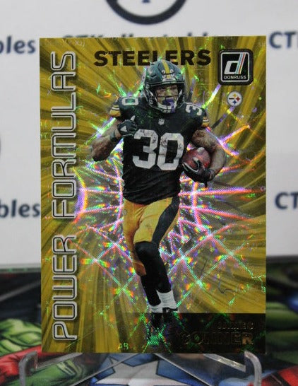 2019 PANINI DONRUSS JAMES CONNER # PF-20 POWER FORMULAS  NFL PITTSBURGH STEELERS GRIDIRON  CARD