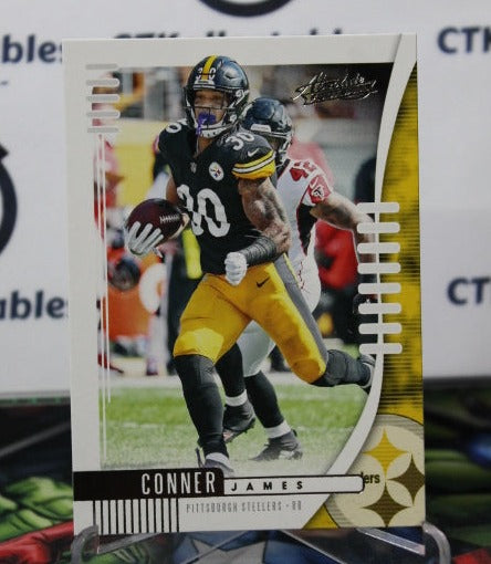 2019 PANINI ABSOLUTE JAMES CONNER # 17  NFL PITTSBURGH STEELERS GRIDIRON  CARD