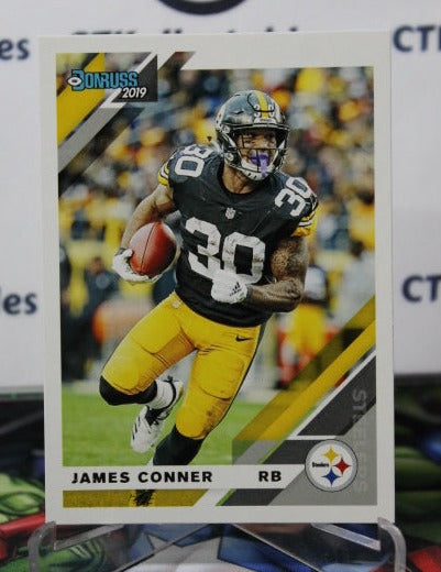 2019 PANINI DONRUSS JAMES CONNER # 214  NFL PITTSBURGH STEELERS GRIDIRON  CARD
