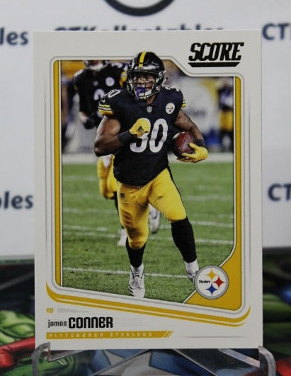 2018 PANINI SCORE JAMES CONNER # 279  NFL PITTSBURGH STEELERS GRIDIRON  CARD